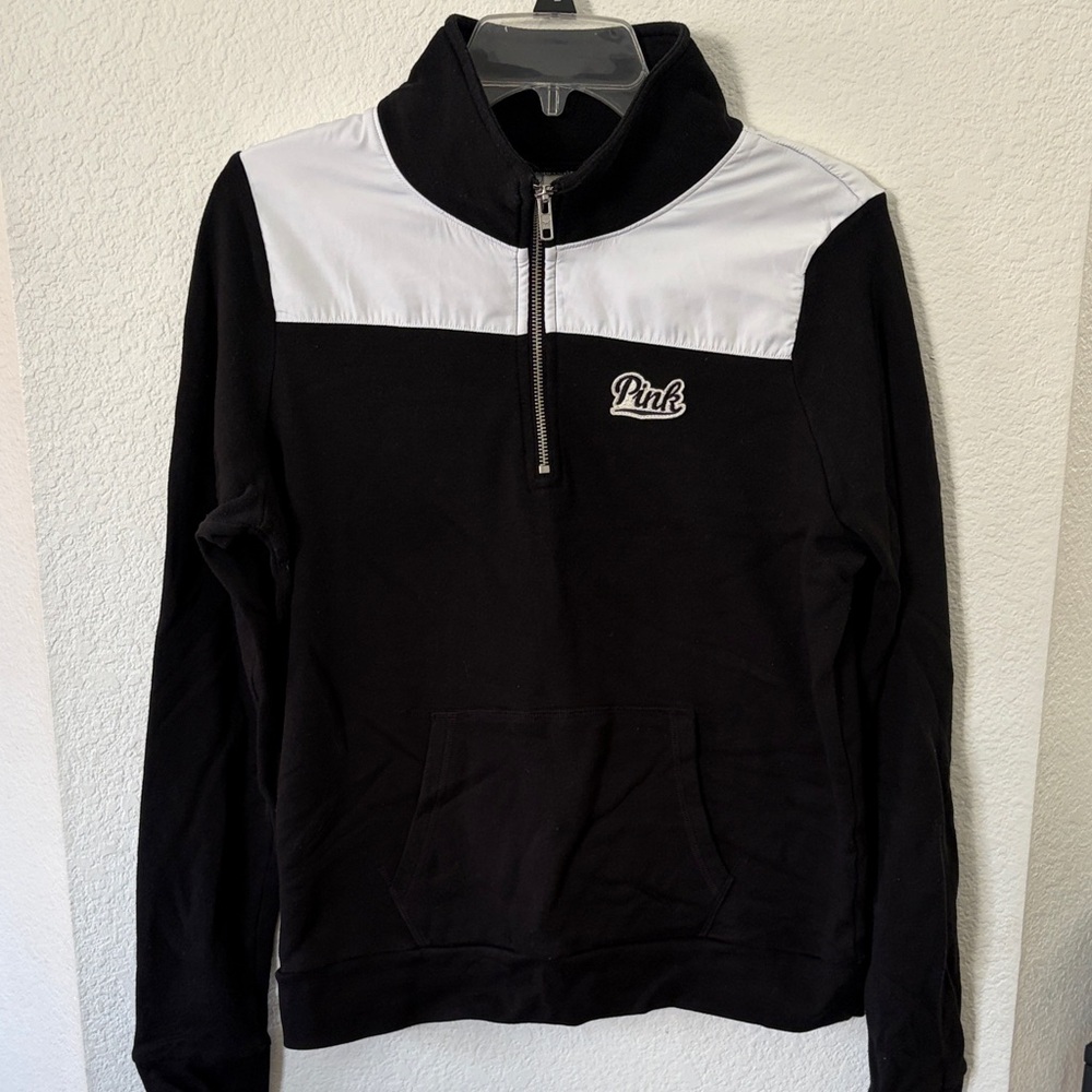 PINK Victoria's Secret Black and White Pullover